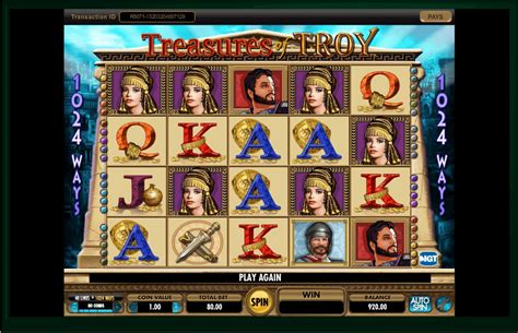 treasures of troy slot machine online free